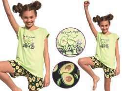 Piżama dziecięca MONIKA: limonka/granat